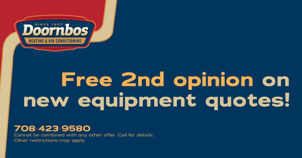 Free second opinion on new equipment quotes.