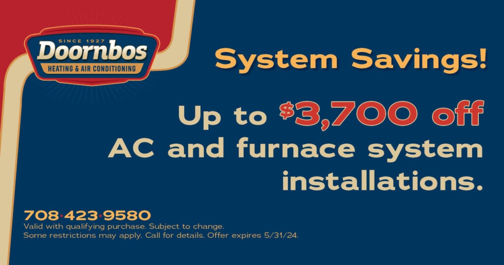 SYSTEM SAVINGS! Up to $3,700 off AC & Furnace System Installations